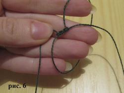 Прямой и обратный узел фриволите мастер класс